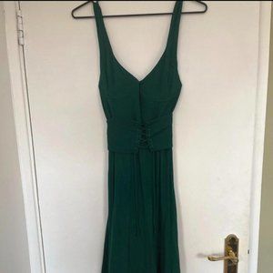 Reformation Womens Green Dress